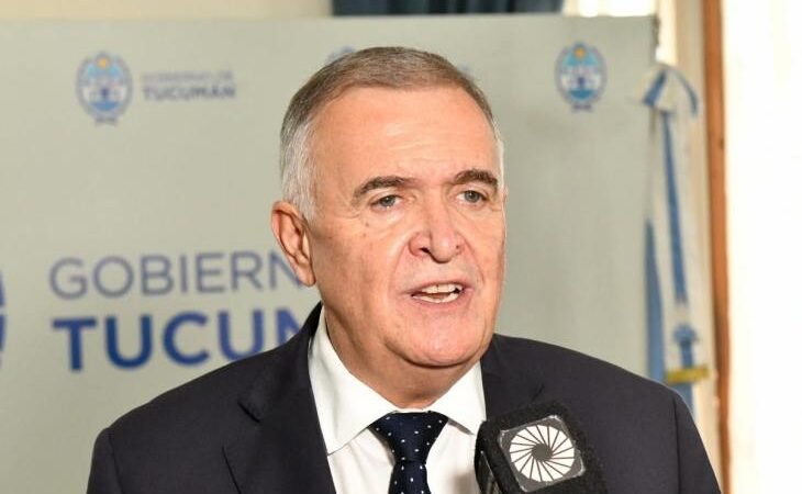 Jaldo denunció que la oposición busca impedir su reelección en Tucumán