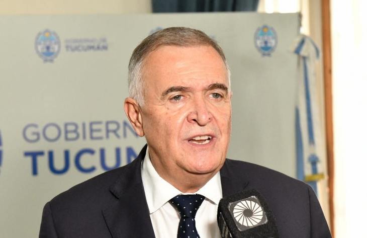 Jaldo denunció que la oposición busca impedir su reelección en Tucumán