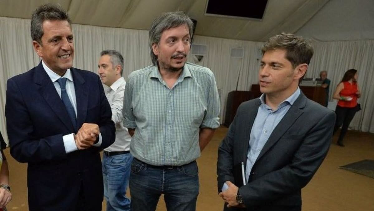 Kicillof, Máximo Kirchner y Massa se reunieron para ordenar la estrategia de la oposición