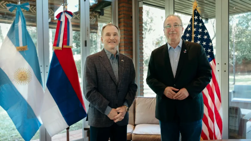 Passalacqua recibió al embajador de Estados Unidos y avanzaron en una agenda de seguridad, comercio e inversiones