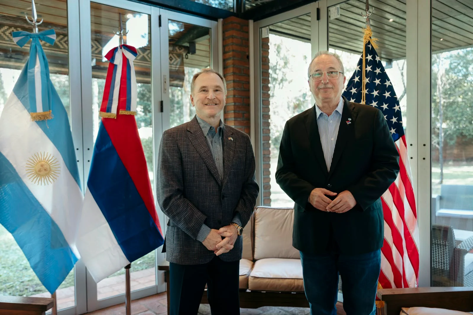 Passalacqua recibió al embajador de Estados Unidos y avanzaron en una agenda de seguridad, comercio e inversiones
